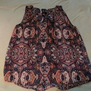 Sleeveless summer top